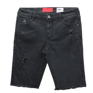 [앤드류허쉬][앤드류허쉬]여성 인디언 하프 데님팬츠_AGW-237BK