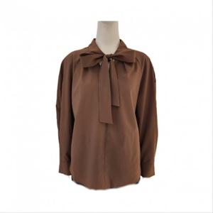 라글란소매 타이넥 블라우스 PR3WB962