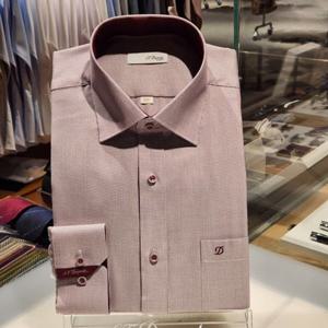 듀퐁셔츠 SE5FM11LS108SWN 비지니스 구김이 적은 100수 면혼방 도비 일반 핏 셔츠