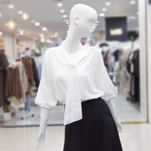 [ab.f.z]넥 포인트 쉬폰 블라우스 FSPHZ4B03J