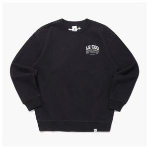 [르꼬끄]르꼬끄긴팔티 TQT QP423TFSO2-BLK 로고 기모 맨투맨 / B