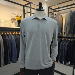 [세정 트레몰로] 남성 그레이 가을 겨울용 카라 티셔츠  TRNAL5F33920109
