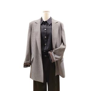 [비지트인뉴욕]오버핏 테일러드 체크자켓 VB9JK9A