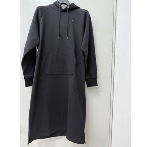 [르꼬끄]르꼬끄 여성 루즈핏 면기모 스판 후드 원피스 QQ422OOPO