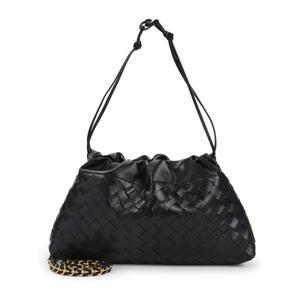 보테가베네타 인트레치아토 가죽 드로우스트링 파우치 839394V3