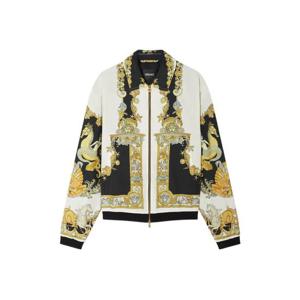 베르사체 씨 홀스 프린트 집업 재킷 10202621A14687