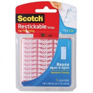 폼양면테이프 R101 재접착 6개입 3M 재접착양면테이프