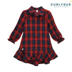 [CURLYSUE][컬리수] 메리기모셔츠 원피스 CNW1GAOP02