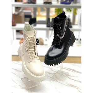 [앙세르]체인 7홀 통굽 6cm 플랫워커 ANW23DS2320FP