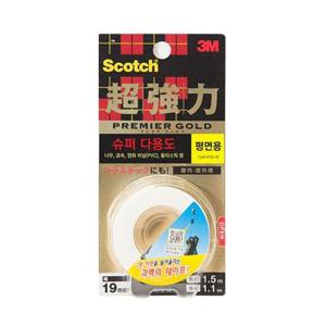 3M 초강력 폼양면테이프 KPS-19 슈퍼다용도 평면용/19mmx1.5M (1개)