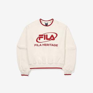 [휠라]휠라긴팔티 TQJ FS2POF3156F-SAD 빅로고 면혼방 맨투맨