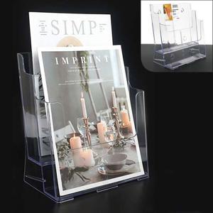 A4 2단꽂이 투명 카다로그거치대 2단 서류 리플렛꽂이 A4꽂이 카다로그거치대 카다로그꽂이 리플렛꽂이 서류거치대 아크릴케이스 액자 쇼케이스