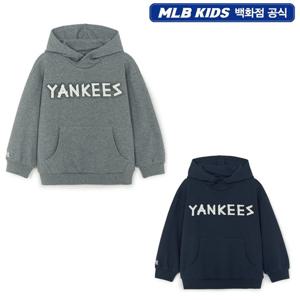 [MLB키즈]스트릿 테이프 로고 기모 후드 7AHDB0856