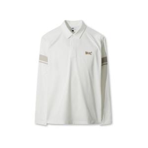 [왁]왁 맨 왁 스트라이프 포인트 플리스 폴로 WMTBW25702IVX