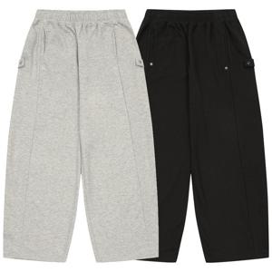 [에꼴리에]여아용 틴톡 사이드 비죠 스트링 와이드 바지 25QT251