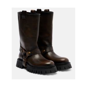 Golden Goose Kurt 레더 바이커 부츠 P01056989