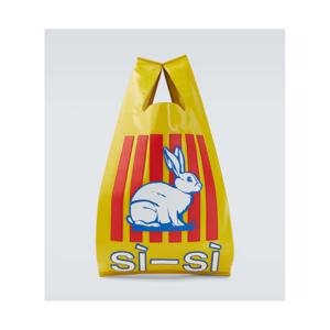 보테가베네타 Supermercato 레더 토트 백 P01031724