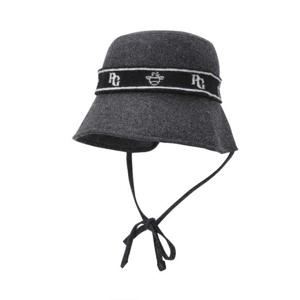 M 파리게이츠골프모자 NQC 521D4CP006_BK 여성 스마일 스트랩 포인트 버킷햇