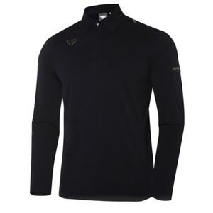 [다이나핏] YMU23224Z1 남성 고급스러운 프리미엄 골드라인 TRUTH (트러스) 긴팔 폴로티 HJDMLT