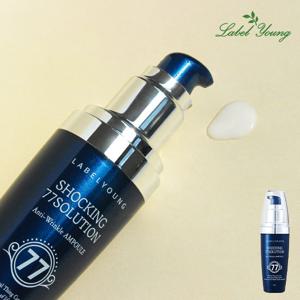 [라벨영] 얼굴 주름탄력케어 고기능 에센스/쇼킹77솔루션링클앰플45ml 1개/GS단독 2개구매시 본품1개 추가증정