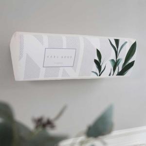 3중직 에어컨커버 스판 벽걸이 올리브 특대