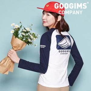 [구김스]구김스 1130_ 배색 나그랑 긴팔티셔츠