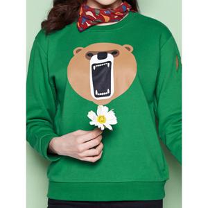 [구김스]구김스 1185_ 화난 곰 맨투맨 티셔츠