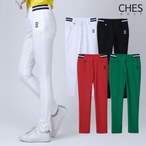 [체스][체스골프-기획특가] B 허리옆밴딩 쿨 여성골프 스판팬츠