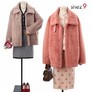 [쉬즈넘버나인]헨리 비죠 밍크퍼 무스탕