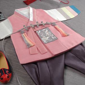 [럭셔리한복]321.함박분홍(남)_아동한복,돌한복,남아한복