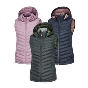 콜핑 여자 경량 등산 패딩 조끼 겨울 베지익 후드 풀집업