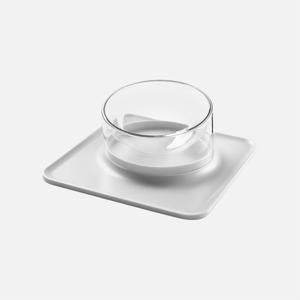 어바웃펫 1구 식기 화이트