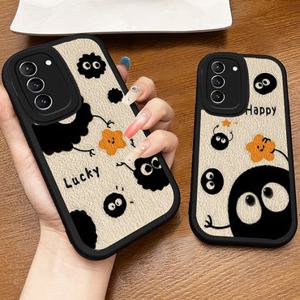 갤럭시 s24 s23 s22 커플 연탄 토끼 캐릭터 실리콘 범퍼 케이스