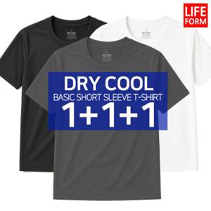 3장세트 기능성 쿨 드라이 무지 반팔 티셔츠 무지티 쿨티셔츠 반팔티