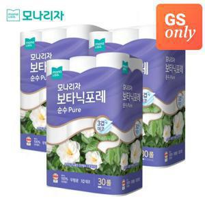 모나리자 화장지 보타닉포레 3겹 27M 30롤 3개 총90롤
