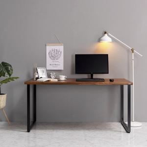 [에보니아 코나 멀바우 철제책상테이블 1600x800