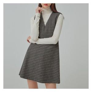 [미쏘][미쏘]체크 레이어드 원피스(MIWOWB126G)