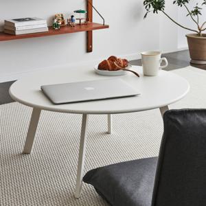 한샘 재크 700 라운드 좌식테이블 화이트