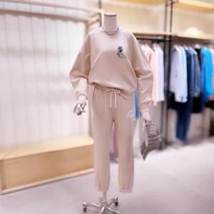 [시에로]SH2TSF846_끌데미지 팜트리 가슴 프린트 맨투맨