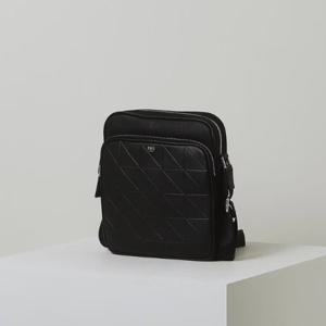 [닥스] 블랙 그리드패턴 가죽배색 나일론 DBBA5E275BK