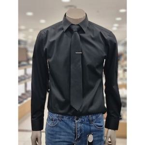 [트루젠]리얼 블랙 사방 스판 베이직 세미 셔츠(FUDRM032)_DG