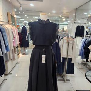 리안뉴욕 DP01 프릴 민소매 블라우스 RTDWBL040