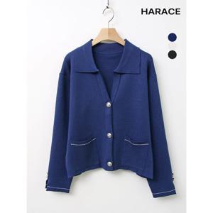 [헤레이스]더블플립 반트임 가디건_YMSH25SS133