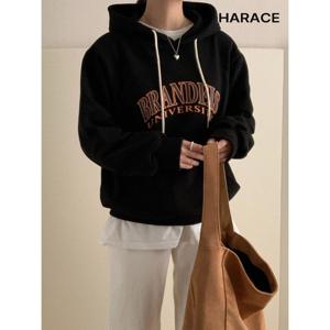 [헤레이스]브랜드 후드 맨투맨_YMSH25SS048