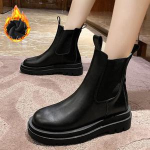 TT8111 1컬러 여성 기모첼시부츠 남자워커부츠