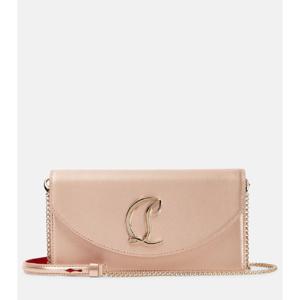 크리스찬루부탱 Loubi54 스몰 레더 트리밍 실크 클러치 P00884210