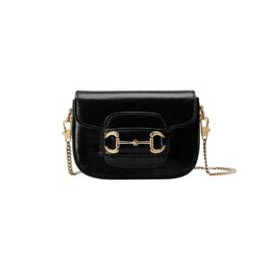 구찌 홀스빗 1955 미니백 블랙 레더 760253-AAA7G-1000
