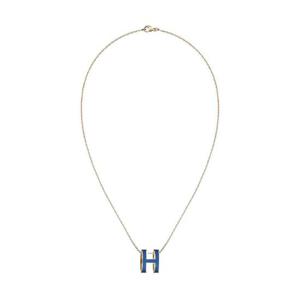 에르메스 팝아슈 펜던트 골드 하드웨어   블루 로아얄 H147991F14