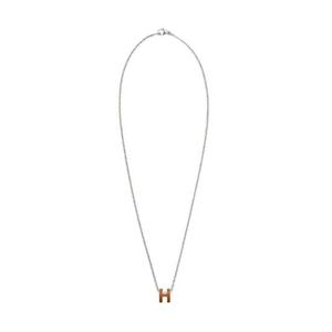 에르메스 미니 팝아슈 펜던트 팔라듐 하드웨어   뉴 골드 H147992FPA9