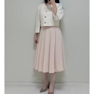 [꼼빠니아]봄여름 7부 크롭자켓 셋업 미디 롱원피스AFU4WOP520IV